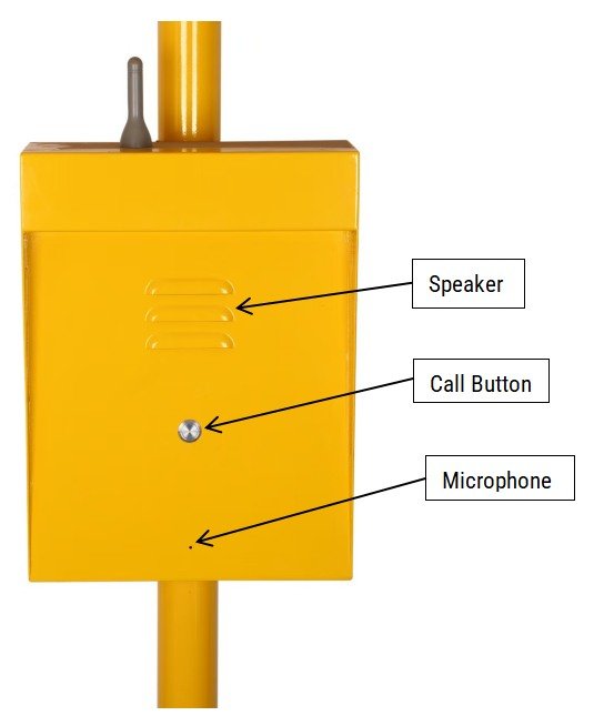 Solar Powered Emergency Phone Tower