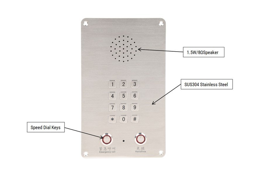 Emergency Elevator Telephone, alternate view 3