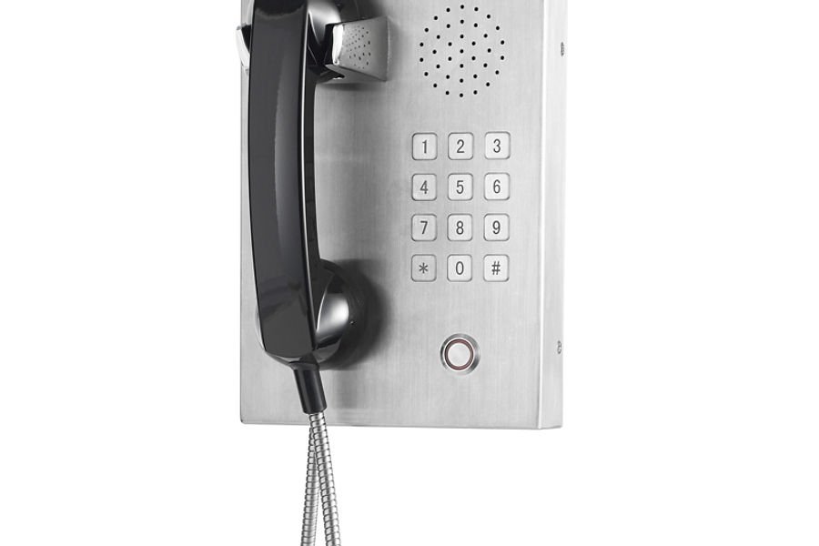 Stainless Wall-Mounted Speed Dial Phone, alternate view 2