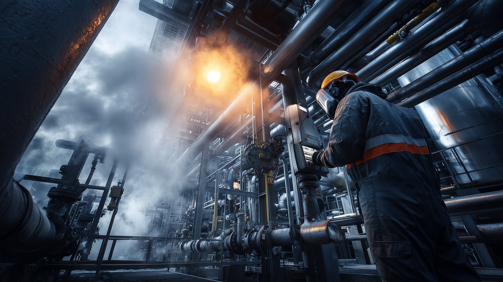 Industrial site requiring explosion-proof communication equipment