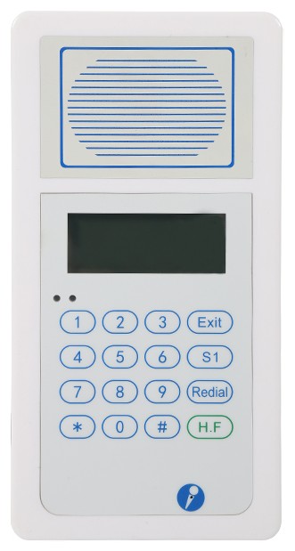 Cleanroom telephone for laboratories and pharmaceutical production